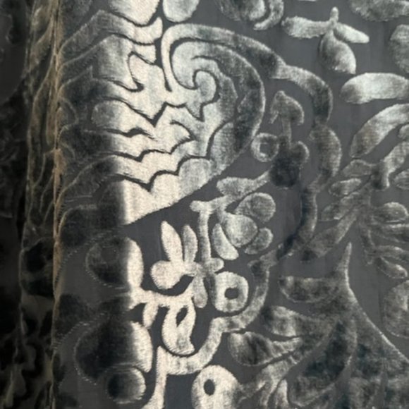 𝅺NWT Black Swan Teal velvet spaghette strap gorgeous blouse - Picture 5 of 10